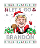 Discover Lets Go Brandon Trump Christmas Funny Anti Biden V