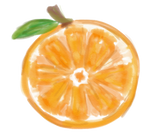 Discover Watercolor Orange