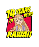 Discover Womens 14Th Birthday Anime Girl 14 Year Of Being K