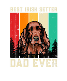 Discover Vintage Best Irish Setter Dad Ever Dog Father Paw