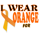 Discover I wear orange for Kidney Cancer awareness Template