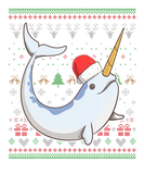Discover Narwhal Santa Claus Ugly Christmas Pattern X-Mas H