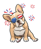 Discover Patriotic French Bulldog Dog American USA Flag 4Th