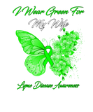 Discover Butterfly I Wear Green For My Wife Lyme Disease Aw