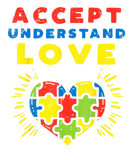 Discover Accept Understand Love Puzzle Heart Autism Awarene