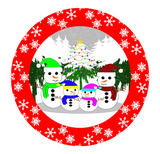 Discover Christmas Snowman Family