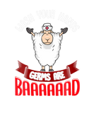 Discover Nurse Sheep Wash Your Hands Germs Are Bad Funny Gi