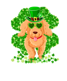 Discover Poodle Dog Lover St Patrick's Day Shamrock Puppy C