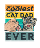 Discover Mens Coolest Cat Father Dad Retro Ever Gift Idea F