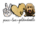 Discover Funny Peace Love Goldendoodle Cute Dog Lovers