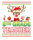 Discover 8Th Grade Teacher Reindeer Christmas Light Eighth