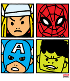 Discover Pop Avengers Character Block Pattern