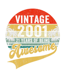Discover Vintage Retro 2001 21St Birthday Gifts 21 Years Ol