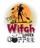 Discover This Witch Loves Coffee Funny Halloween Love Drink
