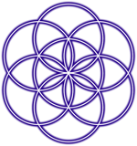 Discover Purple Seed of Life Sacred Geometry