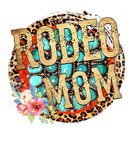 Discover Rodeo Mom Leopard Turquoise Floral Western