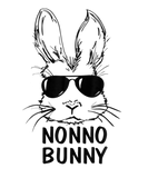 Discover Nonno Bunny Face With Sunglasses Easter Matching F