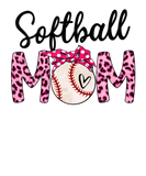 Discover Pink Leopard Softball Mom Bandana Baseball Mama Mo