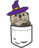 Discover pocket otter witch hat| cute halloween Gift Sleeveless