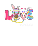 Discover Funny LOVE Stethoscope CMA Life Nurse Bunny Easter