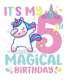 Discover 5 Years Old It's My 5Th Magical Birthday Unicorn P