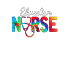 Discover Educator Nurse Squad Watercol Love Stethoscope RN