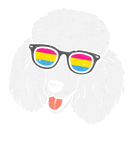 Discover Poodle Pansexual Glasses Cute Pan Pride Flag Dog M