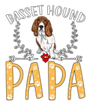 Discover Funny Basset Hound Papa, Cute Dogs Gifts Men Fathe