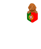 Discover Portugal Flag Brown Poodle Dog In Pocket