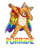 Discover Purride Dabbing Cat Gay Pride LGBT Rainbow Flag LG