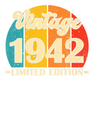 Discover 80Th Birthday Vintage 1942 Limited Edition 80 Year