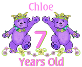 Discover Princess Bears 7th Birthday Custom