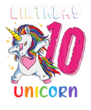 Discover 10 Years Old Girl Dabbing Unicorn 10Th Birthday Un