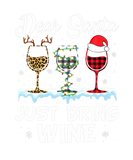 Discover Dear Santa Just Bring Wine Leopard Christmas Light