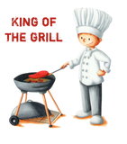 Discover King of the grill chef cooking barbecue