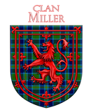 Discover Miller Tartan Scottish Plaid Lion Rampant