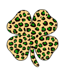 Discover St. Patrick's Day Green Leopard Clover Shamrock Lu
