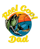 Discover Men's Reel Cool Dad Fisherman Father's Day Bass Fi