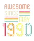 Discover 32 Year Old Awesome Since May 1990 Gifts 50Th Birt