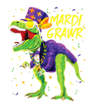 Discover Funny Mardi Grawr T Rex Dinosaur Dino Carnival Mar