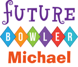 Discover Future Bowling Kids Bowling Custom Baby T