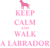 Discover Keep Calm & Walk a Labrador fun humour