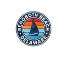 Discover Rehoboth Beach Delaware DE Vintage Sailboat Retro