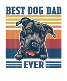 Discover Mens Best Pit Bull Dad Ever Funny Dog Dad Father's