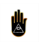 Discover Eye of Providence in hand- religious symbol