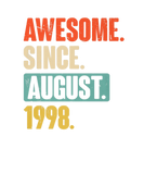 Discover Awesome Since August 1998 - 24 Year Old 24Th Birth