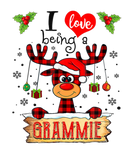 Discover I Love Being A Grammie Reindeer Christmas Funny Xm