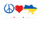 Discover Peace Sign Love Ukraine Map Ukrainian Flag Pullove