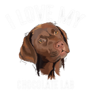 Discover Cool I Love My Chocolate Lab | Funny Brown Labrado