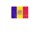 Discover Andorra Flag With Vintage Andorran National Colors